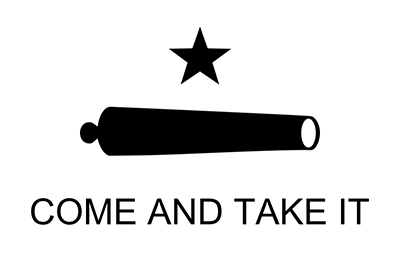 Texas Revolution 'Come and Take It' Flag